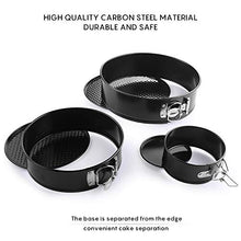 Carica l&#39;immagine nel visualizzatore di Gallery, EKKONG Teglia da Forno Rotonda, con Fondo Piatto, Rivestimento Set 3 - Ilgrandebazar