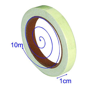 Gebildet 10m x 1cm Nastro Luminoso, Fluorescente Adesivo, Nastro...