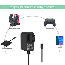 Carica l&#39;immagine nel visualizzatore di Gallery, KINGTOP 15V 2.6A Caricatore Nintendo Switch Alimentatore USB Tipo-C...