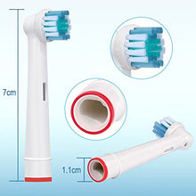 Carica l'immagine nel visualizzatore di Gallery, Testine Spazzolino Ricambio Compatibile Con OralB - Adatto Spazzolino Elettrico Orale B Sensitive, Cross Action, Professional Care, Vitality, ecc - Di HSYTEK