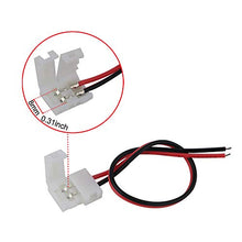 Carica l&#39;immagine nel visualizzatore di Gallery, RUNCCI 3528 2835 8mm 2 Pin Connettori Striscia LED, 5 connettori per jumper,...