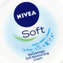 Carica l&#39;immagine nel visualizzatore di Gallery, Nivea Soft Crema Idratante Rinfrescante Viso Corpo e Mani, 300 ml - Ilgrandebazar