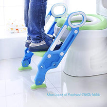 Carica l&#39;immagine nel visualizzatore di Gallery, ADOVEL Riduttore WC per Bambini Ergonomico Con Schienale Alto, Baby training...