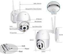 Carica l'immagine nel visualizzatore di Gallery, IP Camera WiFi Esterno FHD 1080P Telecamera di Sorveglianza, Rilevamento...