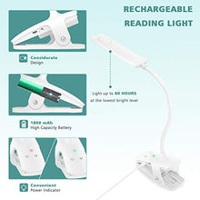 Carica l'immagine nel visualizzatore di Gallery, LENCENT Lampada da Lettura 24 LED con Clip, 9 Livelli di Luminosità【Bianca...