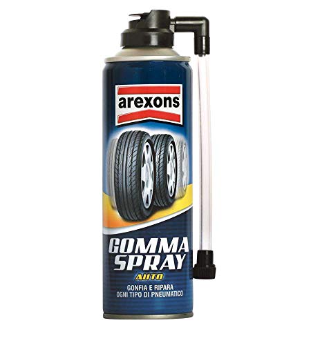 Arexons 8473 Gomma Spray Sigilla Forature e Rigonfia Pneumatici