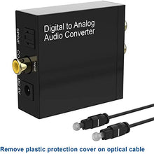 Carica l&#39;immagine nel visualizzatore di Gallery, Convertitore Audio Digitale Analogico, 192Khz Adattatore Ottico RCA da...