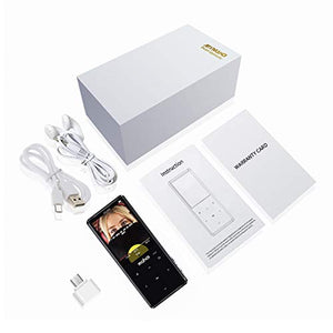 Lettore MP3 MYMAHDI con Bluetooth 4.2, pulsanti touch screen da 2,4 pollici,...