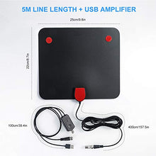 Carica l'immagine nel visualizzatore di Gallery, Antenna TV digitale per interni HDTV con amplificatore regolabile SET-01