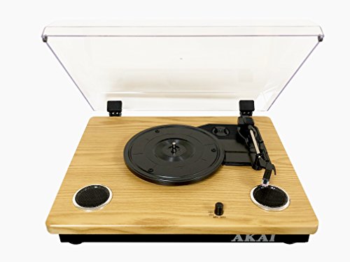 AKAI RW500 Giradischi Vintage Bluetooth Altoparlanti Integrati