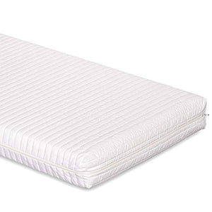 EVERGREENWEB Materasso Lettino o Culla 60x120 per Bambini 60 x 120 cm, Bianco