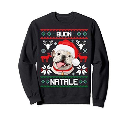 Buon Natale - Bulldog Inglese - Dolce cane di Natale Felpa