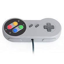 Carica l'immagine nel visualizzatore di Gallery, Rii Gaming GP100 - Coppia di Gamepad Controller USB Super Nintendo Grigio