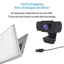 Carica l&#39;immagine nel visualizzatore di Gallery, wansview Webcam 1080P con Microfono, PC Laptop Desktop Computer USB 2.0 Full...