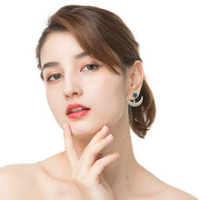 Carica l&#39;immagine nel visualizzatore di Gallery, Orecchini, Comius 9 Pairs Jacket CZ Stud Fiore di Loto Cava Orecchino...