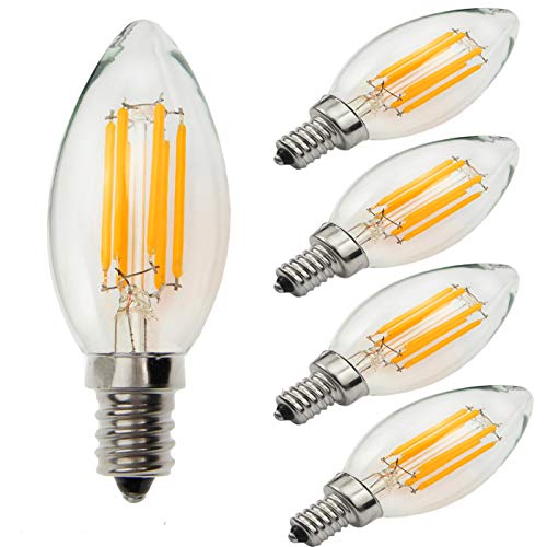 Yiun C35 E14 Candela lampadine LED 6W, 60W ad incandescenza lampadine... - Ilgrandebazar