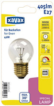 Carica l&#39;immagine nel visualizzatore di Gallery, Xavax 110515 Lampadina per Forno, Vetro, 40 watts E27, Trasparente