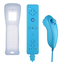 Carica l&#39;immagine nel visualizzatore di Gallery, PowerLead Remote Controller per Wii con Motion Plus Integrato e Nunchuck Blu