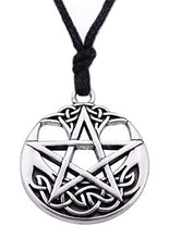 Carica l&#39;immagine nel visualizzatore di Gallery, cooltime Vintage Pentacolo ebraico Talismano Silver-rope Chain - Ilgrandebazar