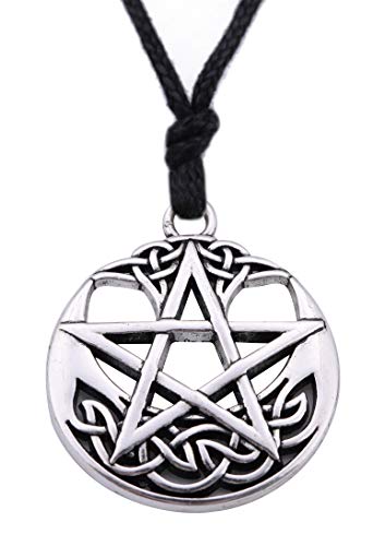 cooltime Vintage Pentacolo ebraico Talismano Silver-rope Chain - Ilgrandebazar