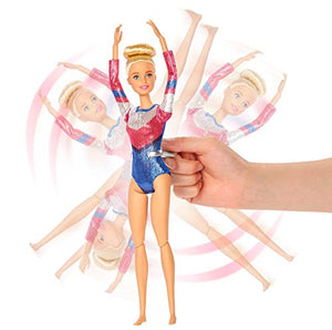 Barbie- Playset Ginnasta Bambola Snodabile con Bilanciere e Accessori... - Ilgrandebazar
