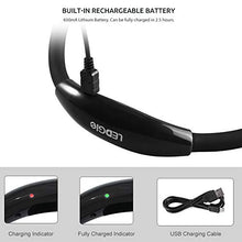 Carica l&#39;immagine nel visualizzatore di Gallery, LEDGLE LED luce del libro, mani libere, braccio flessibile, 6500-7000K, Nero - Ilgrandebazar