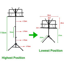 Carica l&#39;immagine nel visualizzatore di Gallery, Rayzm leggio robusto portatile e pieghevole in metallo con borsa da... - Ilgrandebazar