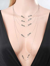 Carica l&#39;immagine nel visualizzatore di Gallery, Collana in Argento 925 Rodiato a Maglia Veneziana Sottile, Uomo Donna Made... - Ilgrandebazar