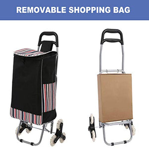 Kulzer Carrello Portaspesa 6 Ruote, 2 en 1 Spesa Pieghevole Leggero...