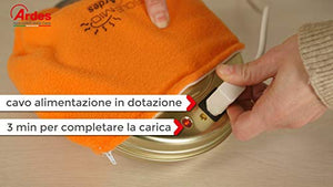 Ardes AR071A Sole Mio Scaldino Elettrico con Lampada Spia, Termostato di... - Ilgrandebazar