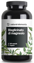 Carica l&#39;immagine nel visualizzatore di Gallery, Glicinato di magnesio – 300mg di magnesio – scorta per 2 mesi con 180 capsule – magnesio – altamente digeribile, vegano, ad alto dosaggio