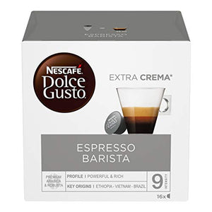 NESCAFÉ Dolce Gusto Barista, Caffè Espresso, 6 Confezioni da 16 Capsule...
