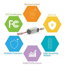 Carica l&#39;immagine nel visualizzatore di Gallery, eMylo Smart Wireless RF Relay Switch DC 12V 2 canali Telecomando 2 pacchi
