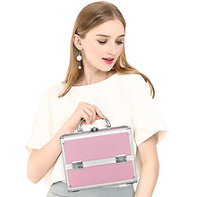 Carica l'immagine nel visualizzatore di Gallery, AMASAVA Beauty Case da Viaggio,Custodia per trucco portatile, valigia Rosa