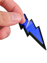 Carica l&#39;immagine nel visualizzatore di Gallery, 80&#39; Fascia in Pizzo Orecchini al Neon Guanti a Rete Senza Dita per Blu - Ilgrandebazar