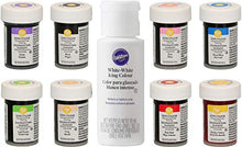 Carica l&#39;immagine nel visualizzatore di Gallery, Kit di 8 coloranti alimentari Wilton + EXTRA: Bianco