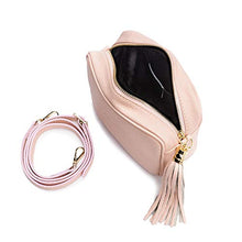 Carica l'immagine nel visualizzatore di Gallery, Parubi, Borsa Donna a Tracolla, In Vera Pelle Grana Dollaro, Made Rosa Cipria