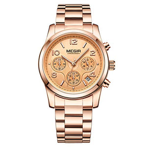 Orologi da donna ragazze, Orologio polso al quarzo 2057 Rosa - Ilgrandebazar