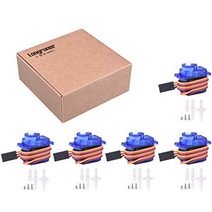 Longruner SG90 servo micro servomotore 9G RC per comandi di robot LKY66-5