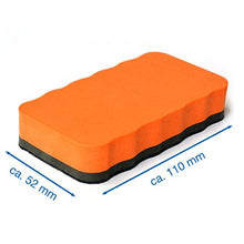 Carica l&#39;immagine nel visualizzatore di Gallery, OfficeTree Set 5 Cancellino Lavagna Magnetica Bianca - 5 colori - Cancellino... - Ilgrandebazar