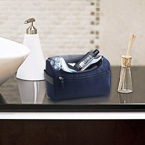 Beauty Case da Viaggio Uomo Donna Borsa Toilette Appendere Blu