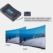 Carica l'immagine nel visualizzatore di Gallery, KUYiA Adattatore SCART HDMI, Analogico a Digitale Video Audio TO HDMI - Ilgrandebazar
