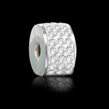 Carica l&#39;immagine nel visualizzatore di Gallery, Andante-Stones Perlina distanziatore Bead Clip Stopper in argento massiccio... - Ilgrandebazar