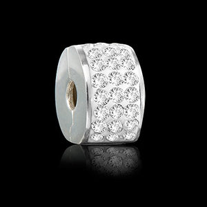 Andante-Stones Perlina distanziatore Bead Clip Stopper in argento massiccio... - Ilgrandebazar
