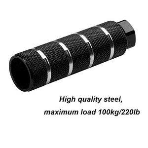 Helaryfreemear - set di 2 pezzi, pedale BMX in lega alluminio, Nero