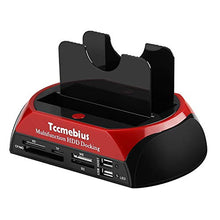 Carica l&#39;immagine nel visualizzatore di Gallery, Tccmebius TCC-S862-DE USB 2.0 a SATA IDE Dual-Bay HDD Disco Rigido Docking...