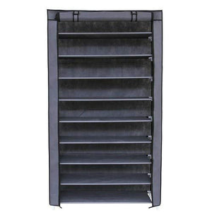 SONGMICS RXJ36G Scarpiera Antipolvere a 10 Livelli, capacità Fino a 40 Grigio - Ilgrandebazar