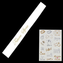 Carica l&#39;immagine nel visualizzatore di Gallery, Meteor 8 Pezzi Gadget Addio Nubilato per Sposa Satin Sash,Striscione con...