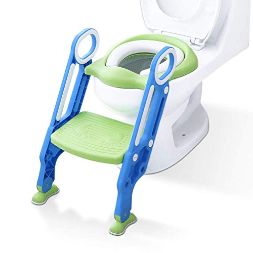 ADOVEL Riduttore WC per Bambini Ergonomico Con Schienale Alto, Baby training... - Ilgrandebazar