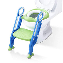 Carica l&#39;immagine nel visualizzatore di Gallery, ADOVEL Riduttore WC per Bambini Ergonomico Con Schienale Alto, Baby training...
